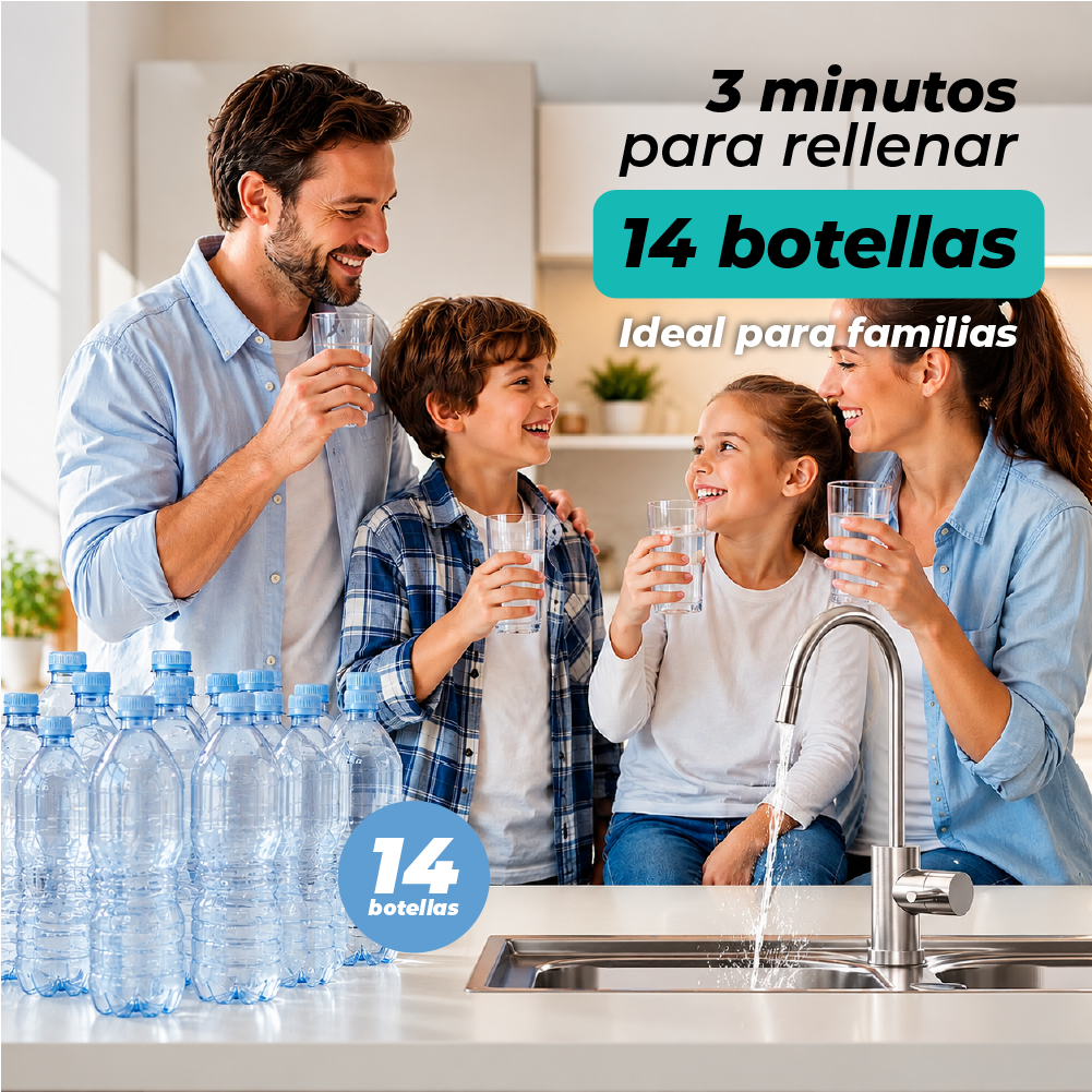 Sistema de ósmosis inversa de flujo rápido de 600 GPD