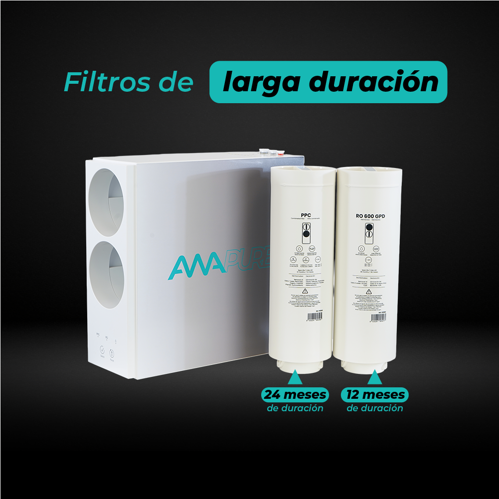 Sistema de ósmosis inversa de flujo rápido de 600 GPD