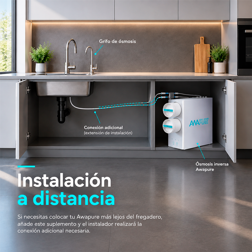 Instalación extra de distancia